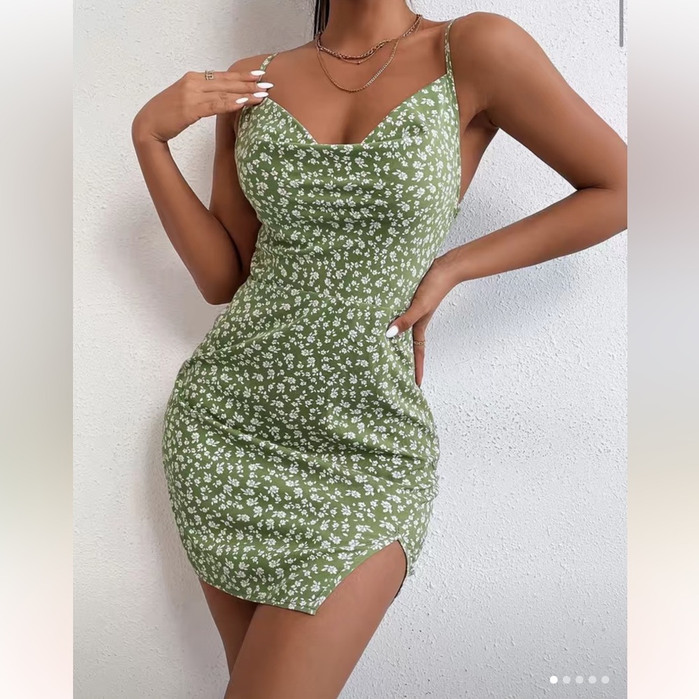 Ditsy floral cami dress